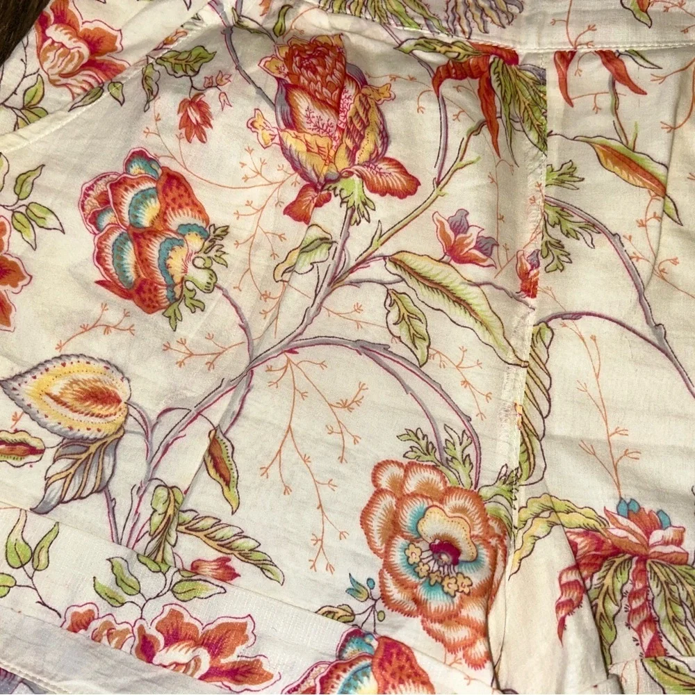 Summer Shorts Size 4 By TULLE Floral Print Colorful Front Pockets Very GUC